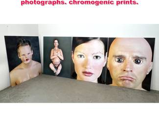 Lot 234 4pcs C. Johnsen largescale color photographs. chromogenic prints. 