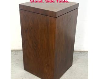 Lot 162 Vintage Square Column Pedestal Stand. Side Table. 