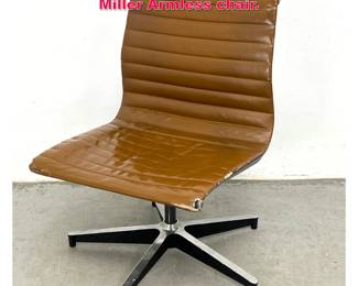 Lot 219 Charles and Ray Eames for Herman Miller Armless chair. 