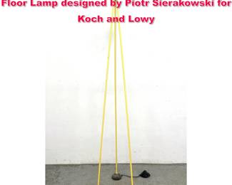 Lot 442 Postmodern Footsteps Torchiere Floor Lamp designed by Piotr Sierakowski for Koch and Lowy