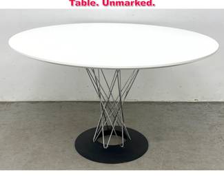 Lot 346 Isamu Noguchi Designed Cyclone Table. Unmarked. 