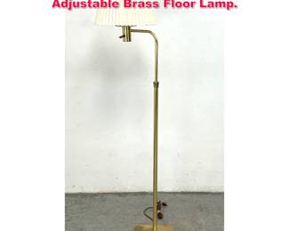 Lot 147 Stiffel Mid Century Modern Adjustable Brass Floor Lamp. 