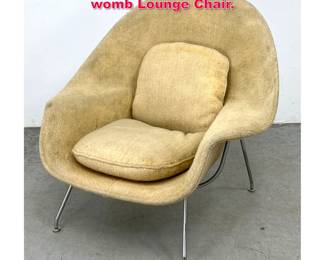 Lot 409 Vintage Eero Saarinen for Knoll womb Lounge Chair. 