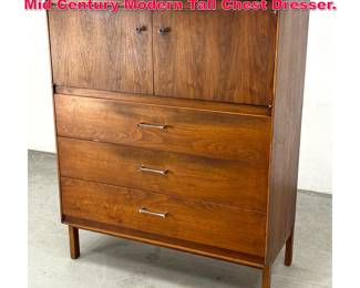 Lot 391 Paul McCobb for Lane Components Mid Century Modern Tall Chest Dresser. 
