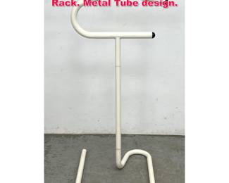 Lot 213 Post Modern Jarpen Clothe Valet Rack. Metal Tube design. 