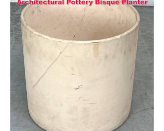 Lot 322 Vintage Mid Century Large AP Architectural Pottery Bisque Planter