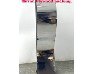 Lot 259 Vintage wave Fun House Distortion Mirror. Plywood backing. 