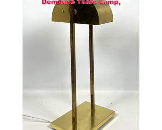 Lot 209 Vintage Koch and Lowy Brass Demilune Table Lamp,
