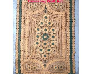 Lot 196 6 X 8 8 Jute and Sisal Floor Covering Wall Art. 
