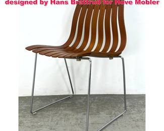 Lot 212 Norwegian teak Scandia chair designed by Hans Brattrud for Hove Mobler