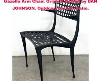 Lot 122 BROWN JORDAN Sol Y Luna Gazelle Arm Chair. Original Design by DAN JOHNSON. Outdoor, Garden, Patio.