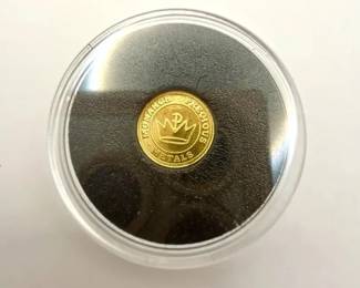 APMEX 1 Gram .9999 Fine Gold Round