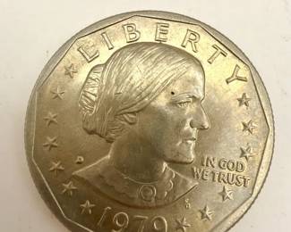 (1) 1979 Susan B. Anthony Dollar Coin