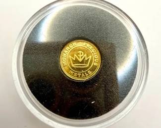 APMEX 1 Gram .9999 Fine Gold Round