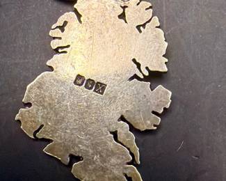 Sterling Silver Irish Necklace Pendant