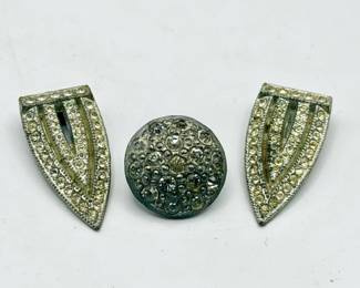 (3) Vintage Rhinestone Accessories