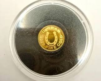 APMEX 1 Gram .9999 Fine Gold Round