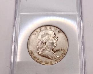 1962-D Franklin Silver Half Dollar