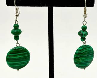 Malachite Earrings