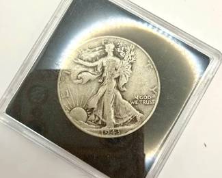 1943 Walking Liberty Silver Half Dollar