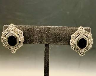 Vintage Art Deco Style Avon Earrings Signed