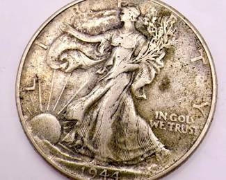 1944 Walking Liberty Silver Half Dollar