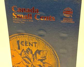 Canada Small Cents Coin Folder 1989–2012 Whitman (Partial Set)