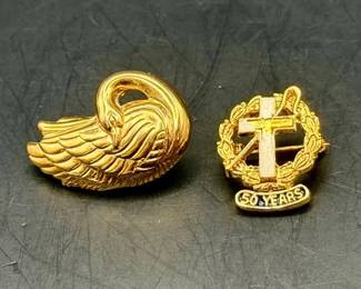 (2) 10K Gold Jewelry Pieces