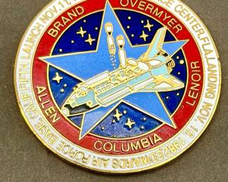 1982 Space Shuttle Columbia STS-5 Mission Commemorative Medallion