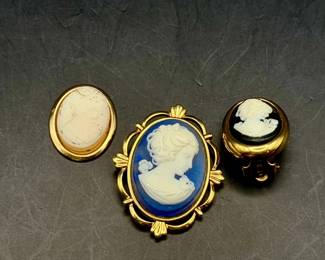 Cameos With 10K Gold