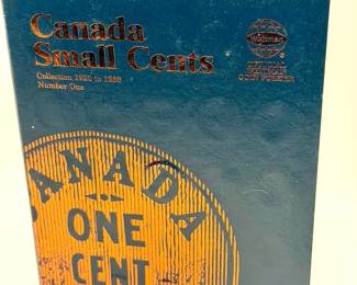 Canada Small Cents Coin Collection Folder 1920–1988 Whitman (Partial Set) #1