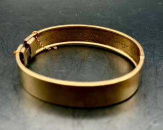 Vintage Silver Tone Cuff Bracelet