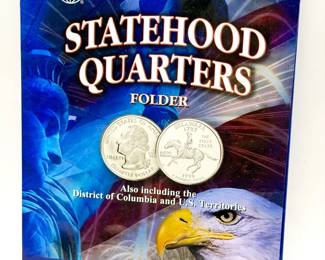 Complete U.S. Statehood Quarters Collection 1999–2009 Whitman Folder (50 States + Territories)