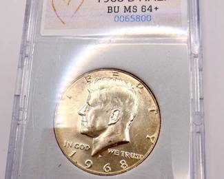 1968-D Kennedy Silver Half Dollar