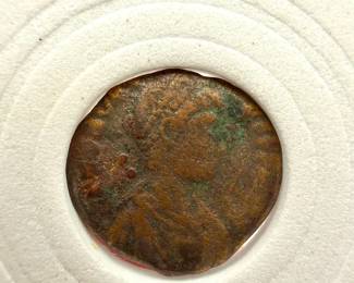 Ancient Bronze Coin, Unidentified Roman or Byzantine