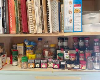Spices, cookbooks