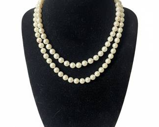 Double Strand Akoya Pearl Necklace