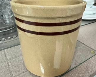 Roseville Pottery "RRP Co." Stoneware Crock