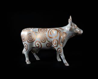 CowParade "Metallicow" Figurine
