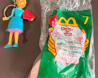 Doug's 1st Movie Squeeze Toy Keychain and Treasure Keeper