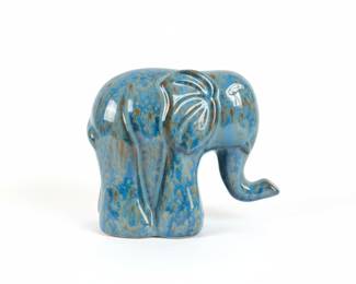 Ceramic Elephant Figurine
