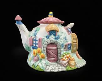Fairy Tale Cottage Teapot