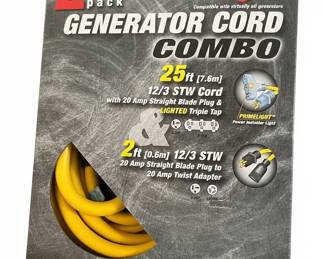 Prime 2-Pack Generator Cord Combo