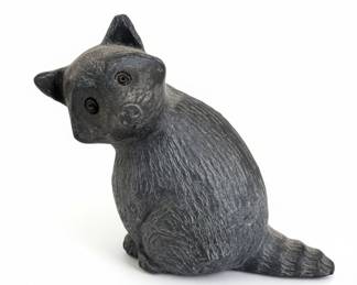 The Wolf Sculptures Raccoon Figurine
