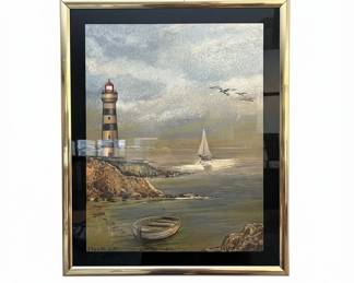 J. Hardelin "Coastal Scene" Art