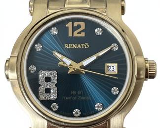 Renato Limited Edition "8" Diamond Watch