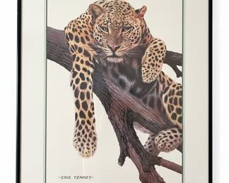 Leopard in a Tree Print by Eric Tenney