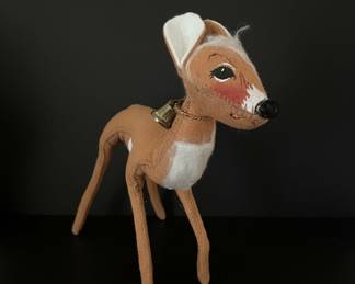 Annalee Dolls Reindeer Plush with Bell Collar