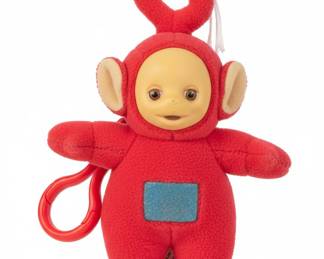 Teletubbies Tinky Winky Plush Keychain 1998