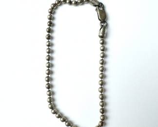 Sterling Silver Ball Chain Bracelet